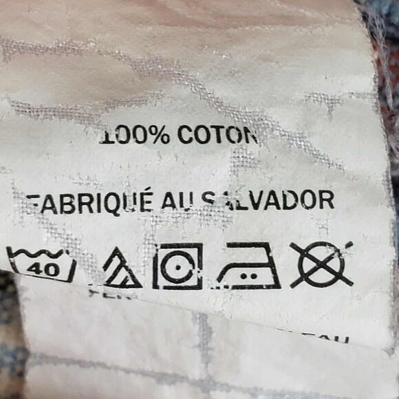 LL Bean Shirt Flannel Snap Womens Size Large Fall Plaid Fleece Slim Shacket - Picture 9 of 10